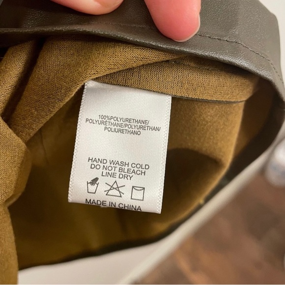 Anthropology | NWT!! Safya Faux Leather Tank - Picture 8 of 11